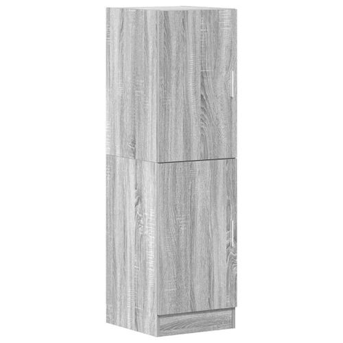 Armoire de cuisine sonoma gris 38x41,5x131,5 cm bois ingénierie - Photo n°2; ?>