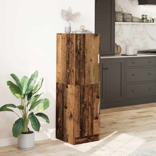 Armoire de cuisine vieux bois 38x41,5x131,5 cm bois ingénierie - Photo n°3; ?>