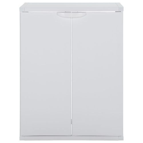 Armoire de machine à laver Blanc 68,5x64,5x88 cm PVC - Photo n°2; ?>