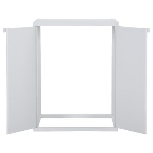 Armoire de machine à laver Blanc 68,5x64,5x88 cm PVC - Photo n°3; ?>