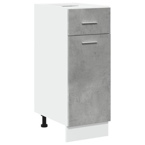 Armoire de plancher à tiroir Gris béton 30x46x81,5 cm - Photo n°2; ?>