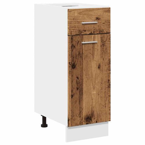 Armoire de plancher à tiroir vieux bois 30x46x81,5 cm - Photo n°2; ?>