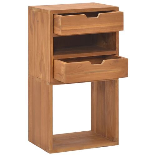 Armoire de rangement 40x30x76 cm Bois de teck massif - Photo n°2; ?>