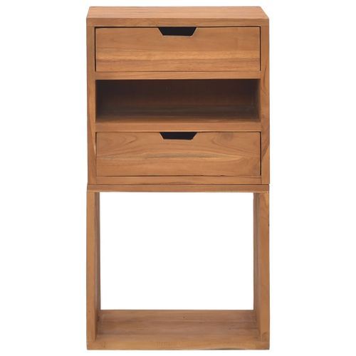 Armoire de rangement 40x30x76 cm Bois de teck massif - Photo n°3; ?>