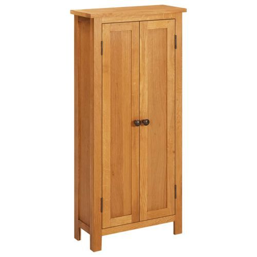 Armoire de rangement 50x22x110 cm Bois de chêne massif - Photo n°2; ?>