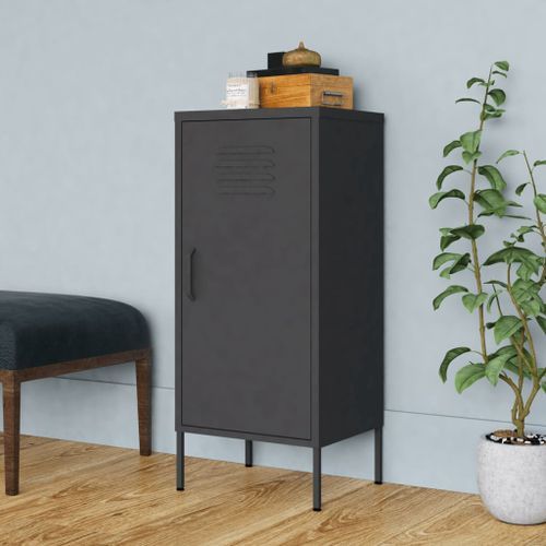 Armoire de rangement Anthracite 42,5x35x101,5 cm Acier - Photo n°2; ?>