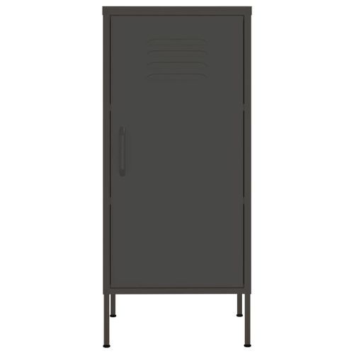 Armoire de rangement Anthracite 42,5x35x101,5 cm Acier - Photo n°3; ?>