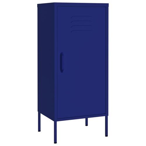 Armoire de rangement Bleu marine 42,5x35x101,5 cm Acier - Photo n°2; ?>