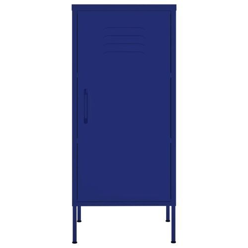 Armoire de rangement Bleu marine 42,5x35x101,5 cm Acier - Photo n°3; ?>