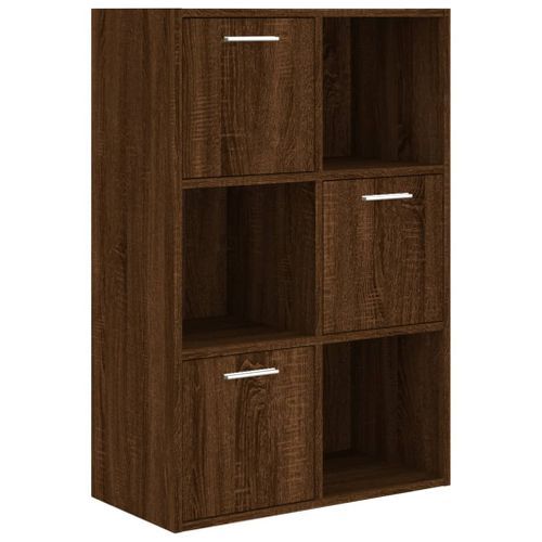 Armoire de rangement Chêne marron 60x29,5x90 cm - Photo n°2; ?>