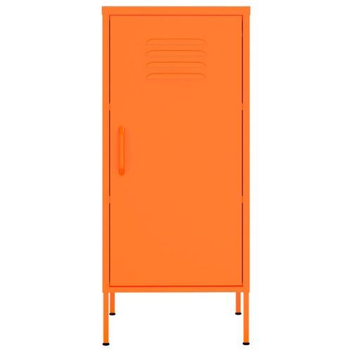 Armoire de rangement Orange 42,5x35x101,5 cm Acier 2 - Photo n°3; ?>