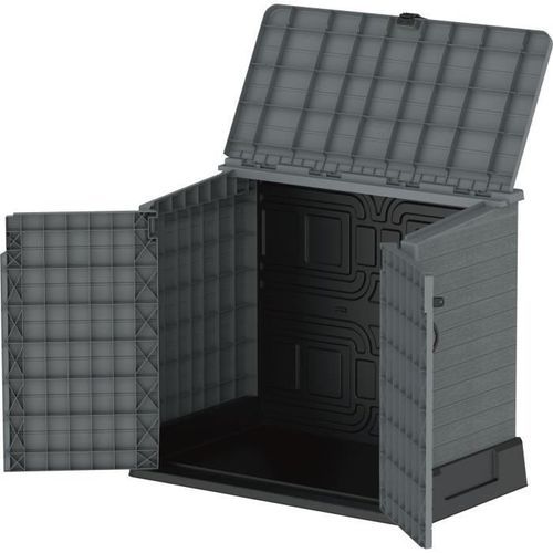 Armoire de rangement ou Cache Poubelle pour 2 poubelles StoreAway DURAMAX - 850 L - Gris - Photo n°3; ?>