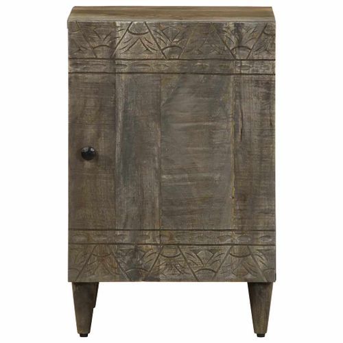 Armoire de salle de bain 38x33x58 cm bois massif de manguier - Photo n°3; ?>