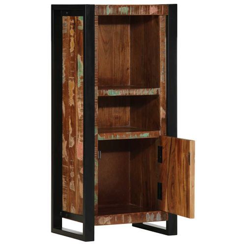 Armoire de salle de bain 40x30x90 cm bois massif récupération - Photo n°2; ?>