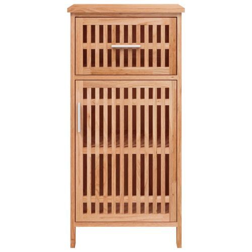 Armoire de salle de bain 42x29x82 cm Bois massif de noyer - Photo n°3; ?>