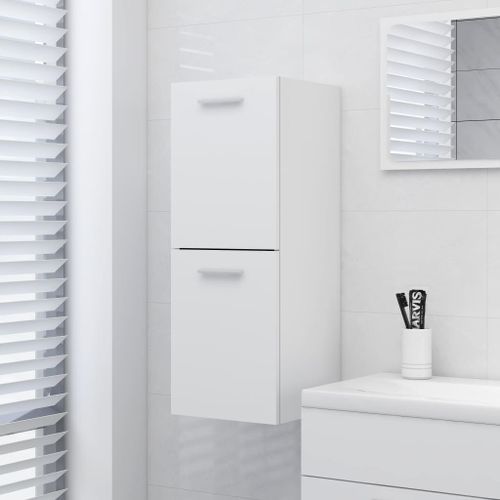 Armoire de salle de bain Blanc 30x30x80 cm - Photo n°2; ?>