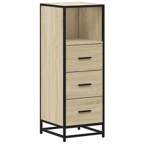 Armoire de salle de bain chêne sonoma 35x37,5x100 cm - Photo n°2; ?>