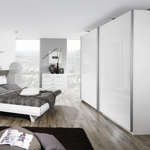Armoire design Blanche Glossy - Photo n°2; ?>