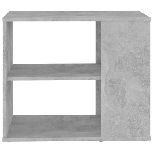 Armoire latérale Gris béton 60x30x50 cm - Photo n°3; ?>