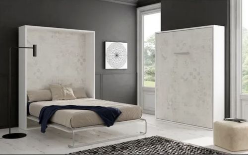 Armoire lit escamotable vertical 90x200 cm Paola - Profondeur 34.5 cm - Photo n°3; ?>