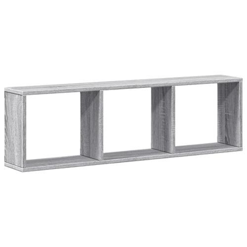 Armoire murale 100x16x30 cm sonoma gris bois d'ingénierie - Photo n°2; ?>