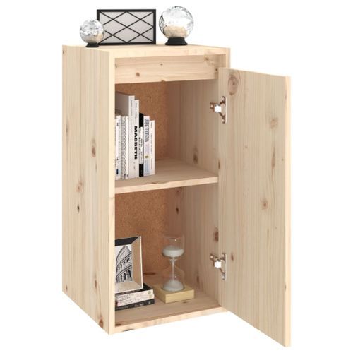 Armoire murale 30x30x60 cm Bois de pin massif - Photo n°2; ?>