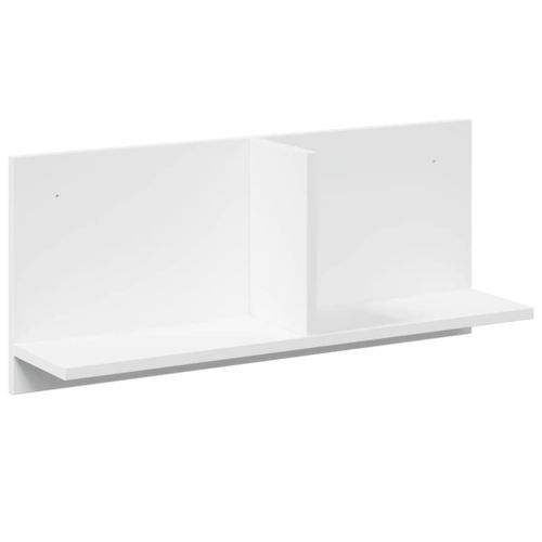 Armoire murale 70x16,5x30 cm blanc bois d'ingénierie - Photo n°2; ?>