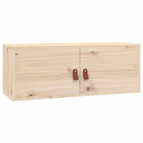 Armoire murale 80x30x30 cm Bois de pin massif - Photo n°2; ?>