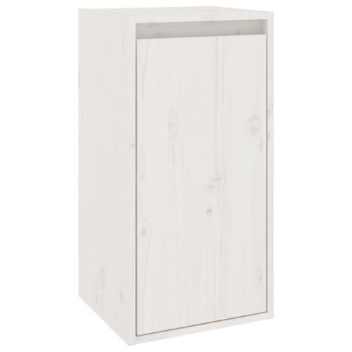 Armoire murale Blanc 30x30x60 cm Bois de pin massif - Photo n°2; ?>