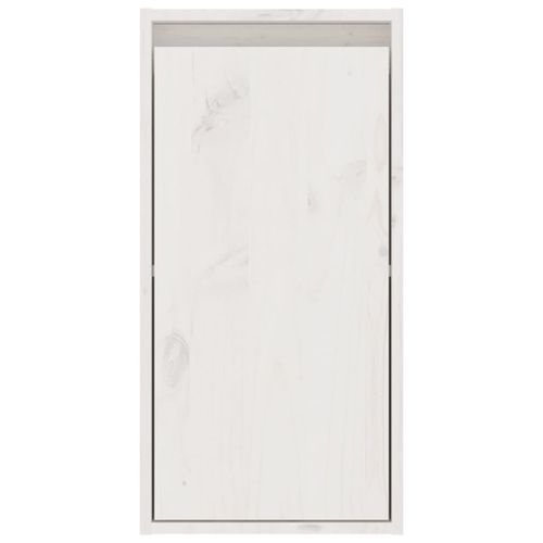 Armoire murale Blanc 30x30x60 cm Bois de pin massif - Photo n°3; ?>