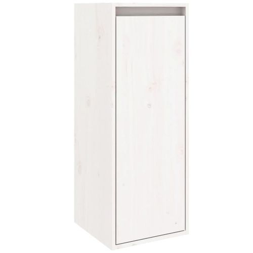 Armoire murale Blanc 30x30x80 cm Bois de pin massif - Photo n°2; ?>