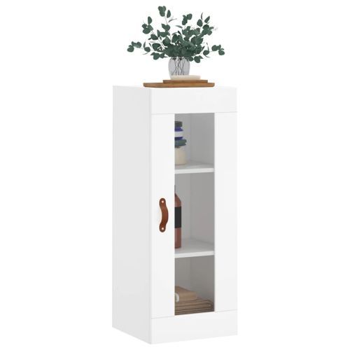 Armoire murale blanc 34,5x34x90 cm - Photo n°3; ?>