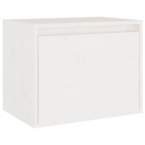 Armoire murale Blanc 45x30x35 cm Bois de pin massif - Photo n°2; ?>