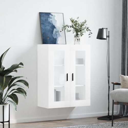 Armoire murale blanc 69,5x34x90 cm - Photo n°3; ?>