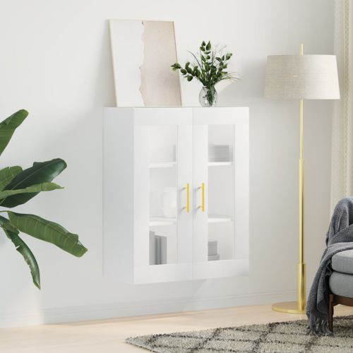 Armoire murale blanc 69,5x34x90 cm - Photo n°3; ?>