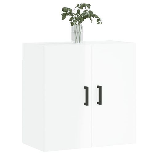 Armoire murale Blanc brillant 60x31x60 cm Bois d'ingénierie - Photo n°3; ?>