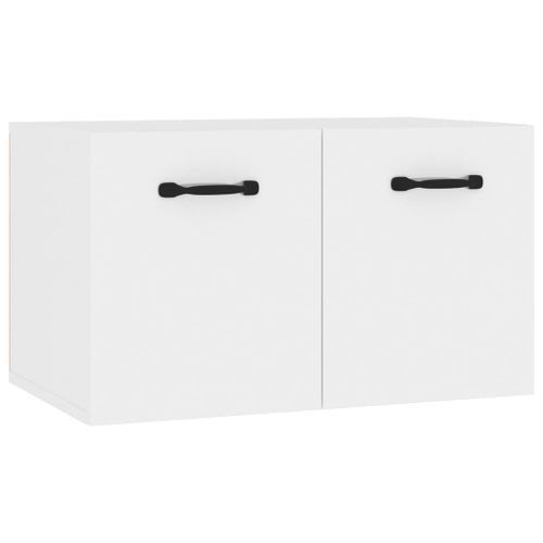 Armoire murale blanc brillant 80x36,5x35 cm bois d'ingénierie - Photo n°2; ?>