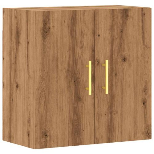 Armoire murale chêne artisanal 60x31x60 cm bois d'ingénierie - Photo n°2; ?>