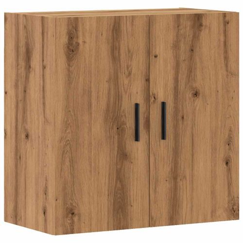 Armoire murale chêne artisanal 60x31x60 cm bois d'ingénierie - Photo n°2; ?>