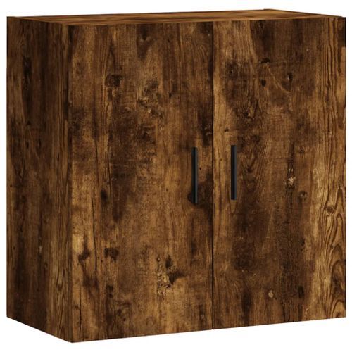 Armoire murale chêne fumé 60x31x60 cm bois d'ingénierie - Photo n°2; ?>