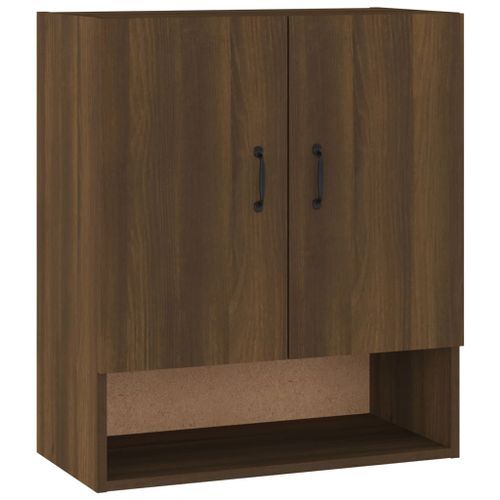 Armoire murale Chêne marron 60x31x70 cm Bois d'ingénierie - Photo n°2; ?>