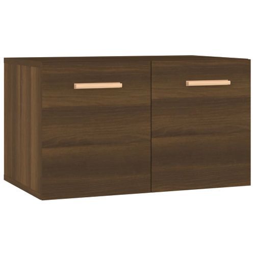 Armoire murale Chêne marron 60x36,5x35 cm Bois d'ingénierie - Photo n°2; ?>