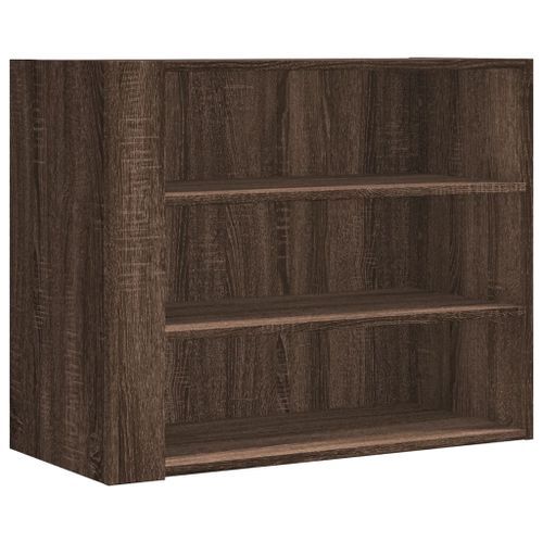 Armoire murale chêne marron 75x35x60 cm bois d'ingénierie - Photo n°2; ?>