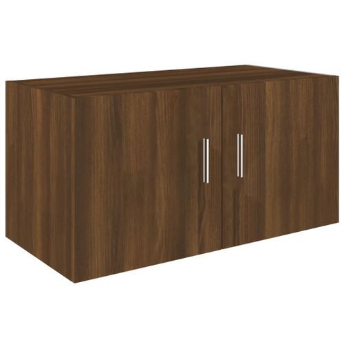 Armoire murale Chêne marron 80x39x40 cm Bois d'ingénierie - Photo n°2; ?>