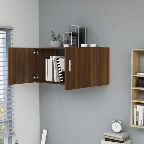 Armoire murale Chêne marron 80x39x40 cm Bois d'ingénierie - Photo n°3; ?>