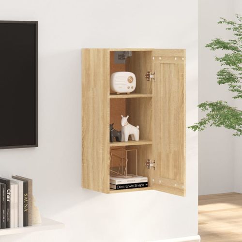 Armoire murale Chêne sonoma 35x34x90 cm Bois d'ingénierie - Photo n°3; ?>