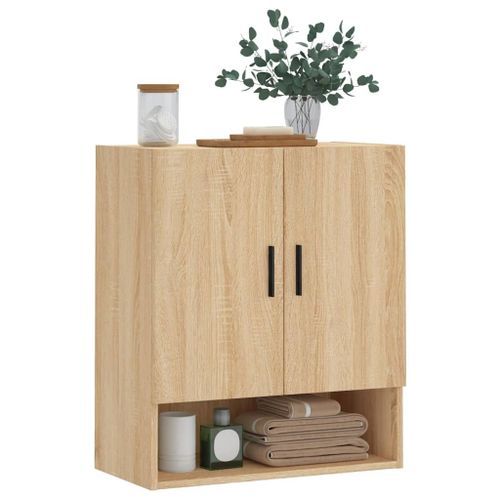 Armoire murale chêne sonoma 60x31x70 cm bois d'ingénierie - Photo n°3; ?>