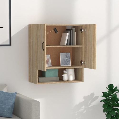 Armoire murale Chêne sonoma 60x31x70 cm Bois d'ingénierie - Photo n°3; ?>