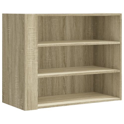 Armoire murale chêne sonoma 75x35x60 cm bois d'ingénierie - Photo n°2; ?>