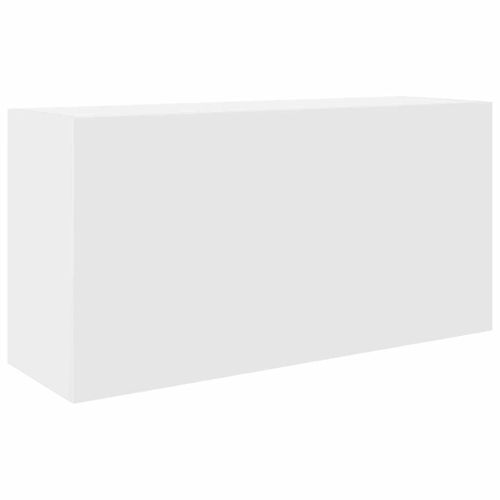 Armoire murale de bain blanc 80x25x40 cm bois d'ingénierie - Photo n°2; ?>